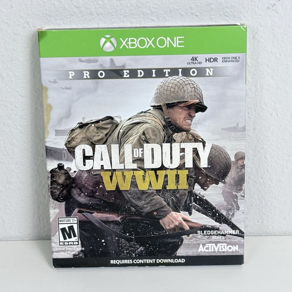 Call of Duty: WWII Pro Edition Steelbook with Slip Cover Microsoft Xbox One